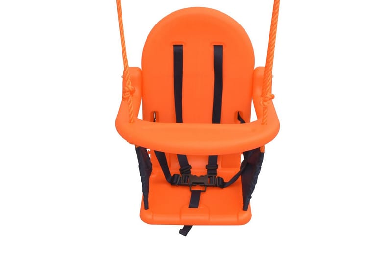 2-I-1 Enkeltgynge Og Småbørnsgynge Orange - Orange - Sport & fritid - Leg & sport - Legeplads & legeredskaber