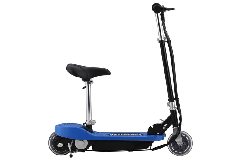 Elektrisk løbehjul med sæde 120 W blå - Blå - Legekøretøjer & hobbykøretøjer - Legeplads & legeredskaber - Løbehjul