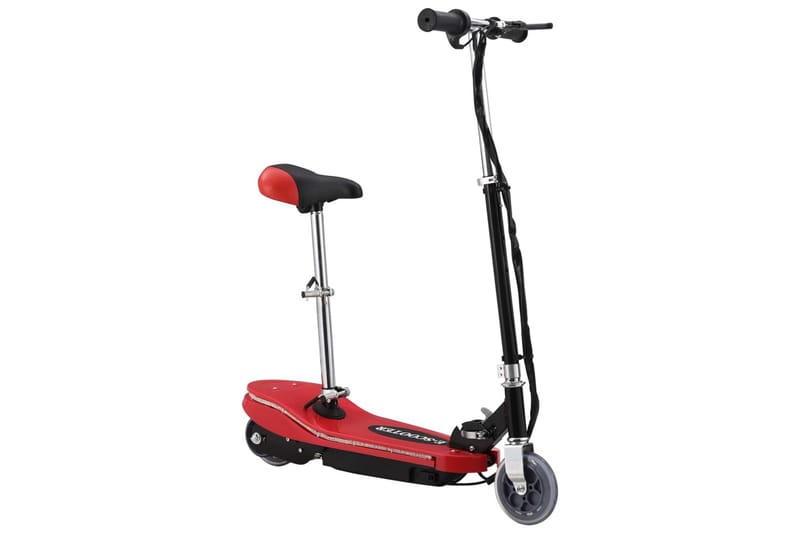 Elektrisk Løbehjul Med Sæde Og Led 120 W Rød - Legeplads & legeredskaber - Løbehjul - Legekøretøjer & hobbykøretøjer