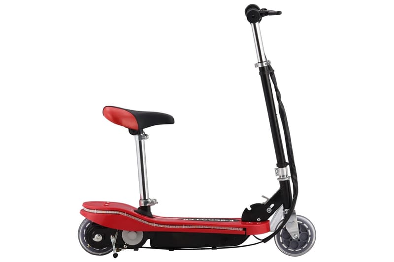 Elektrisk Løbehjul Med Sæde Og Led 120 W Rød - Legeplads & legeredskaber - Løbehjul - Legekøretøjer & hobbykøretøjer