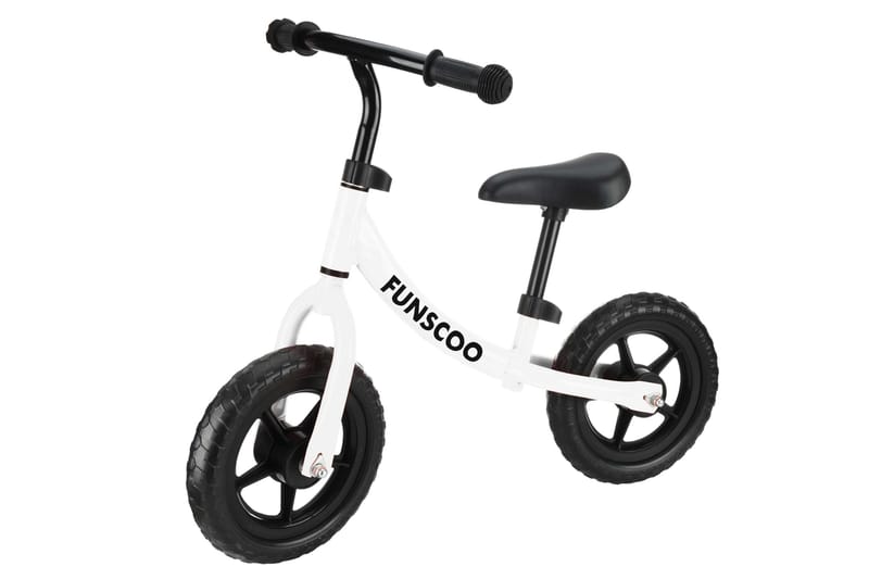 Funscoo KIckbike - Hvid - Legekøretøjer & hobbykøretøjer - Legeplads & legeredskaber - Løbecykel