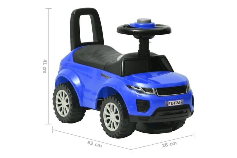 gåbil blå - Blå - Legeplads & legeredskaber - Pedalbil - Legekøretøjer & hobbykøretøjer