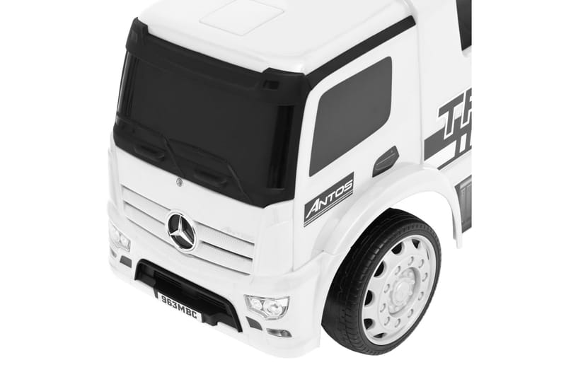 gåbil Mercedes-Benz lastbil hvid - Hvid - Sport & fritid - Leg & sport - Legeplads & legeredskaber