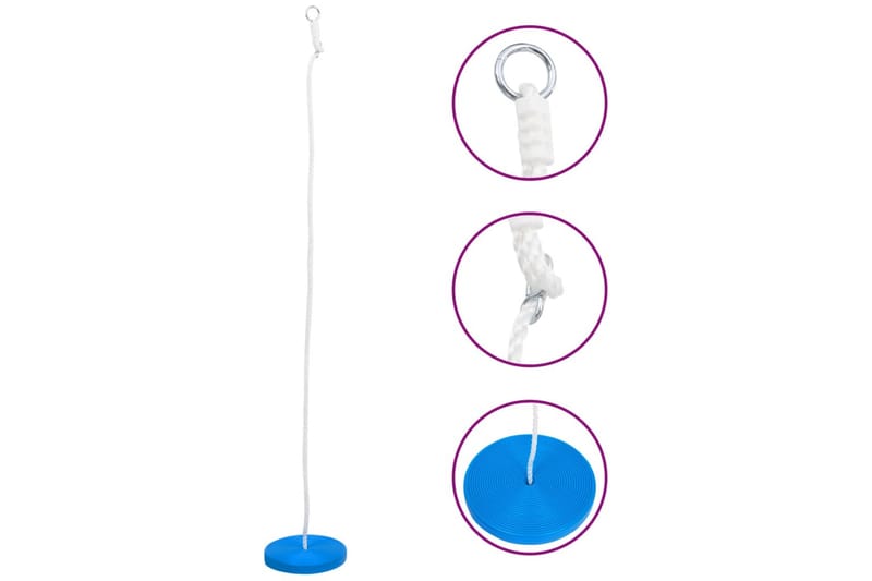 gynge 180 cm blå - Blå - Sport & fritid - Leg & sport - Legeplads & legeredskaber