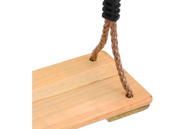 gynge med plade 200 cm massivt fyrretræ - Brun - Sport & fritid - Leg & sport - Legeplads & legeredskaber