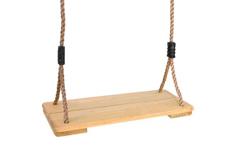 gynge med plade 200 cm massivt fyrretræ - Brun - Sport & fritid - Leg & sport - Legeplads & legeredskaber
