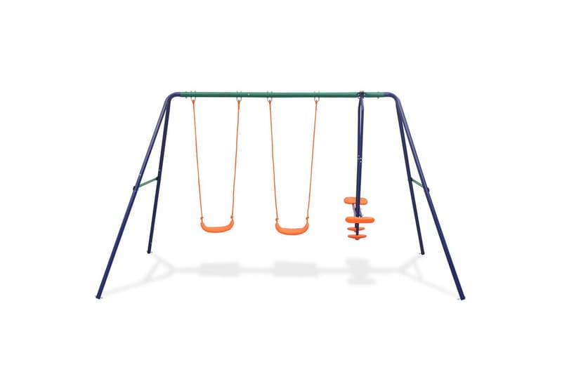 Gyngesæt Med 4 Sæder Orange - Orange - Sport & fritid - Leg & sport - Legeplads & legeredskaber