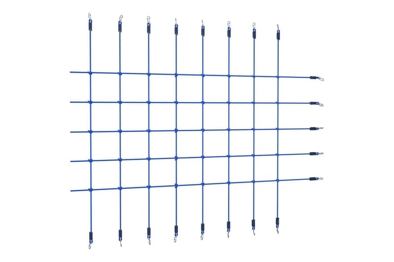klatrenet 200x150 cm blå - Blå - Sport & fritid - Leg & sport - Legeplads & legeredskaber