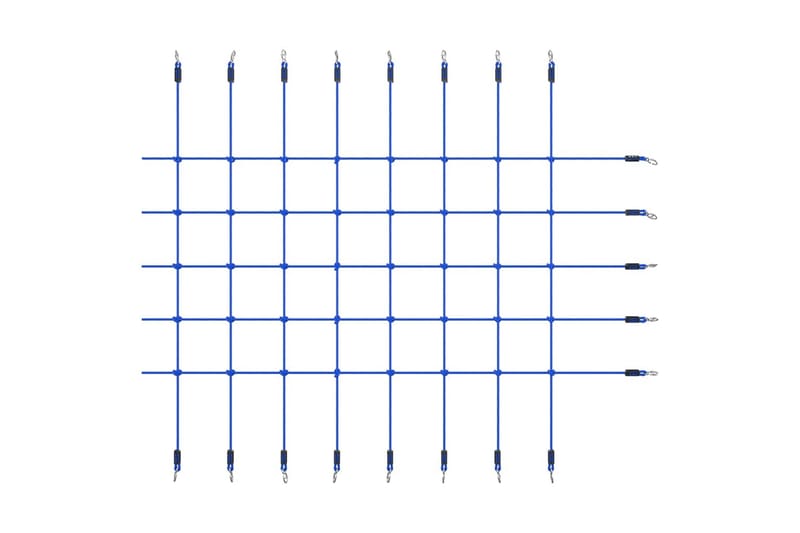 klatrenet 200x150 cm blå - Blå - Sport & fritid - Leg & sport - Legeplads & legeredskaber