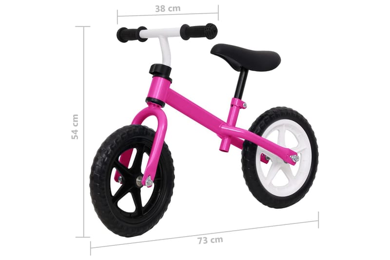 løbecykel 12 hjul pink - Lyserød - Sport & fritid - Leg & sport - Legeplads & legeredskaber