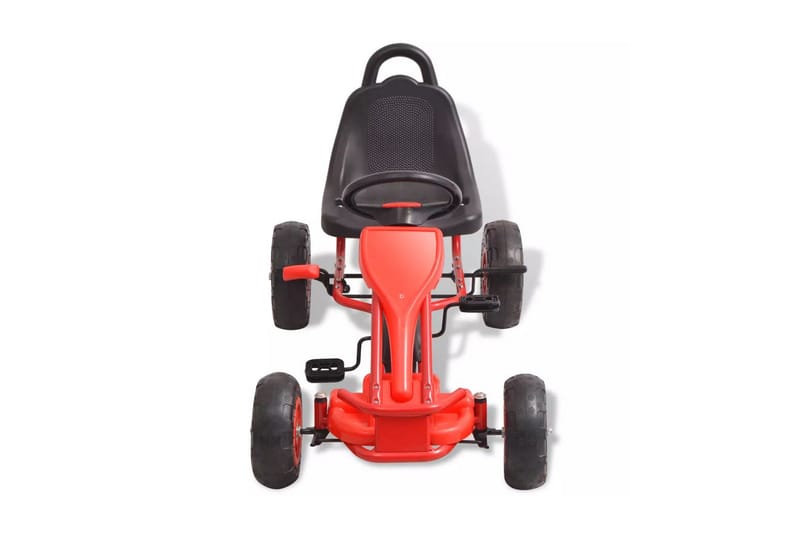 Pedal-Gokart Med Luftdæk Rød - Rød - Sport & fritid - Leg & sport - Legeplads & legeredskaber