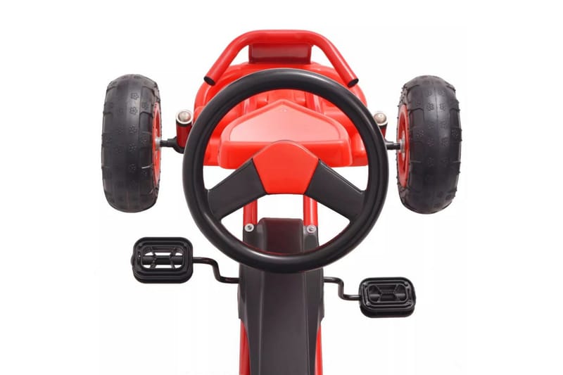 Pedal-Gokart Med Luftdæk Rød - Rød - Sport & fritid - Leg & sport - Legeplads & legeredskaber