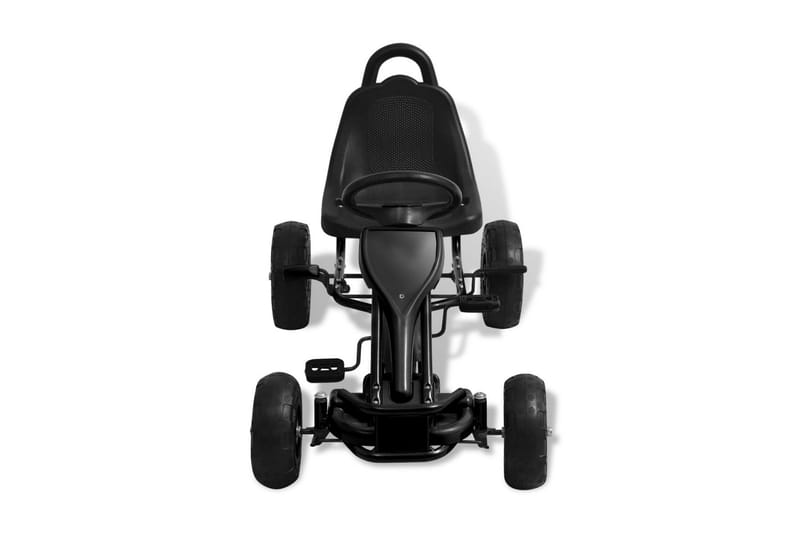 Pedal-Gokart Med Luftdæk Sort - Sort - Legekøretøjer & hobbykøretøjer - Legeplads & legeredskaber - Elbil til børn