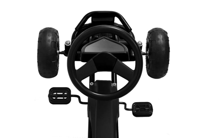 Pedal-Gokart Med Luftdæk Sort - Sort - Sport & fritid - Leg & sport - Legeplads & legeredskaber