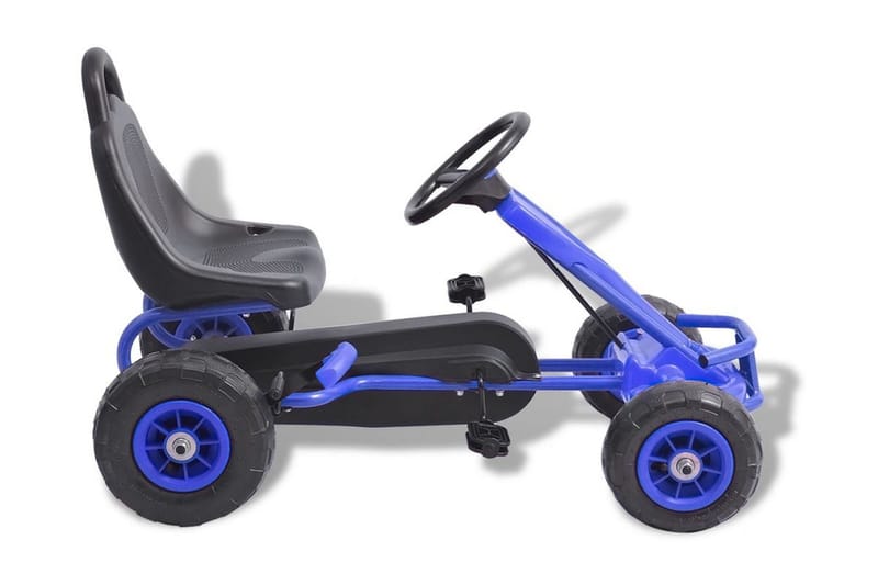 Pedal-Gokart Med Pneumatiske Dæk Blå - Blå - Sport & fritid - Leg & sport - Legeplads & legeredskaber