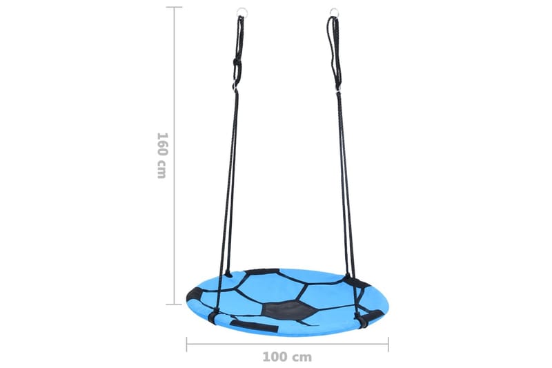 redegynge i fodbolddesign 100 cm - Blå - Sport & fritid - Leg & sport - Legeplads & legeredskaber