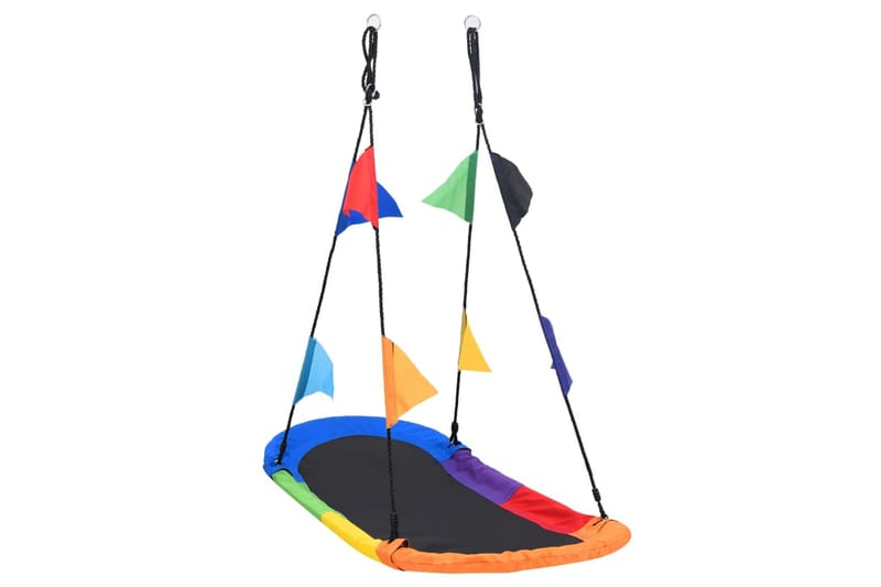 redegynge med flag 165x70 cm - Flerfarvet - Sport & fritid - Leg & sport - Legeplads & legeredskaber
