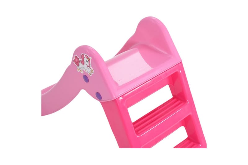rutsjebane til børn 111 cm foldbar pink - Lyserød - Rutsjebane - Legeplads & legeredskaber