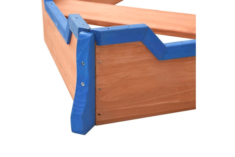 Sandkasse Piratskib 190x94,5x136 cm Fyrretræ - Sport & fritid - Leg & sport - Legeplads & legeredskaber