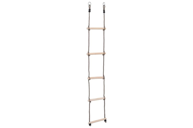 stige med 5 trin 210 cm massiv fyrretræ - Brun - Sport & fritid - Leg & sport - Legeplads & legeredskaber