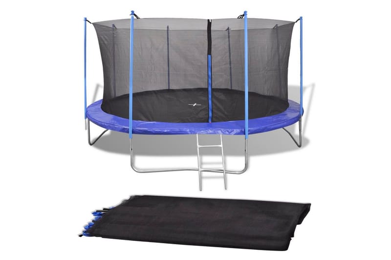 sikkerhedsnet til 3,66 m rund trampolin - Sort - Trampoliner