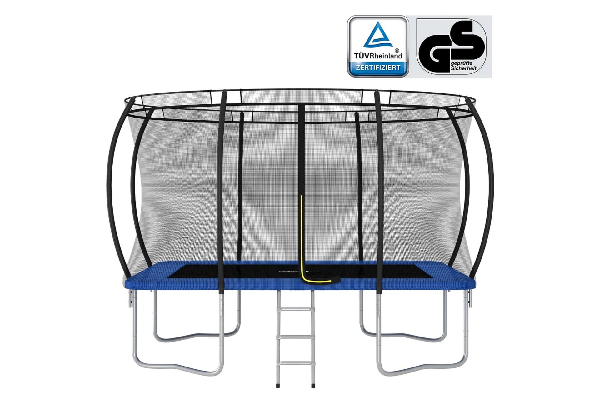 Trampolinsæt Rektangulær 335X244X90 cm 150 Kg - Sport & fritid - Leg & sport - Legeredskaber & udendørsleg