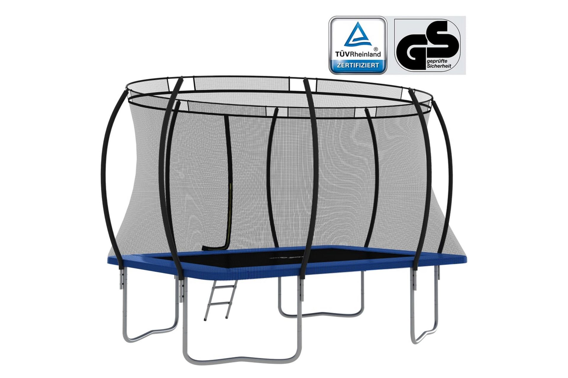 Trampolinsæt Rektangulær 335X244X90 cm 150 Kg - Sport & fritid - Leg & sport - Legeredskaber & udendørsleg