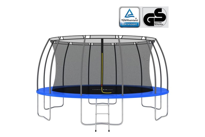 trampolinsæt rund 488x90 cm 150 kg - Sport & fritid - Leg & sport - Legeredskaber & udendørsleg