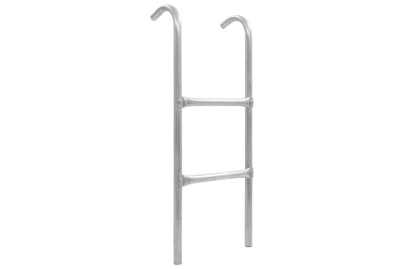 trampolinstige med 2 trin 82,5 cm stål sølvfarvet - Sølv - Sport & fritid - Leg & sport - Legeredskaber & udendørsleg
