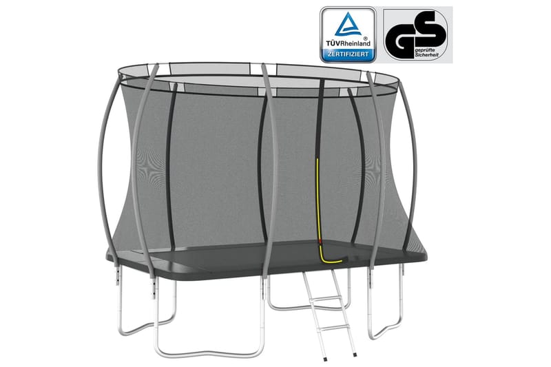 trampolinsæt 274x183x76 cm rektangulær 150 kg - Sport & fritid - Leg & sport - Legeredskaber & udendørsleg