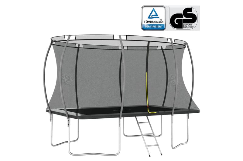 trampolinsæt 335x244x90 cm rektangulær 150 kg - Sport & fritid - Leg & sport - Legeredskaber & udendørsleg
