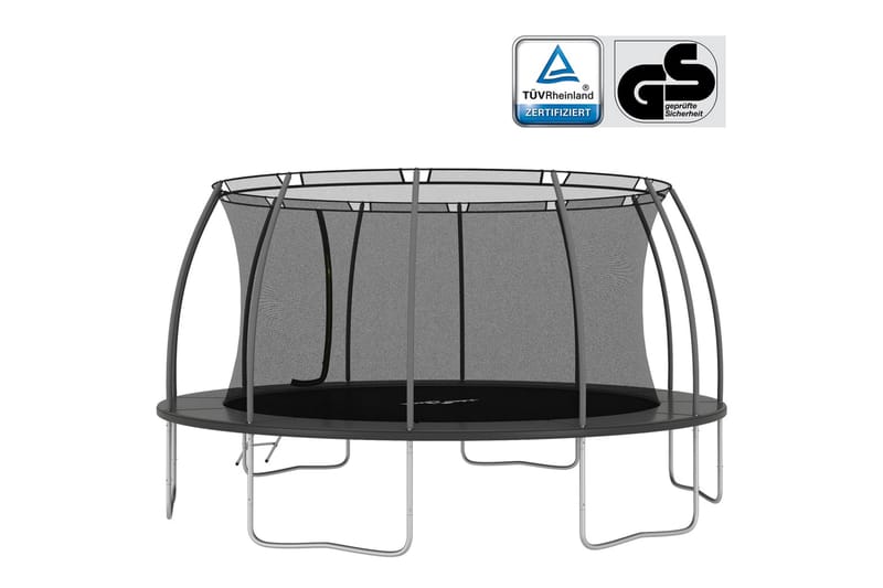 trampolinsæt rund 488x90 cm 150 kg - Sport & fritid - Leg & sport - Legeredskaber & udendørsleg