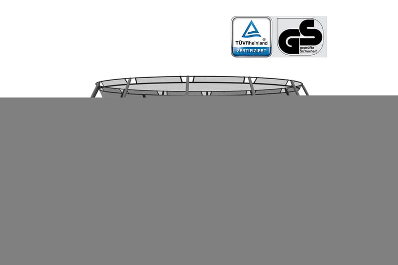 trampolinsæt rund 488x90 cm 150 kg - Sport & fritid - Leg & sport - Legeredskaber & udendørsleg