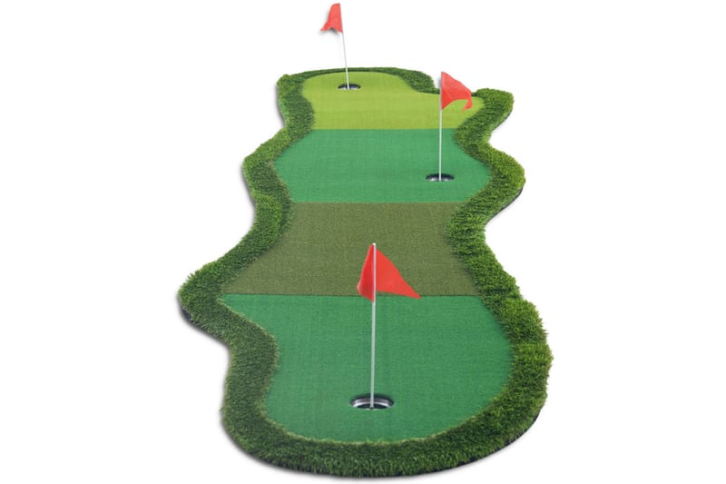 Golfmåtte Multi-speed | Puttingmåtte med forskellig græshøjde 4x1 m Grøn - Lyfco - Sport & fritid - Leg & sport - Sportredskaber & sportsudstyr