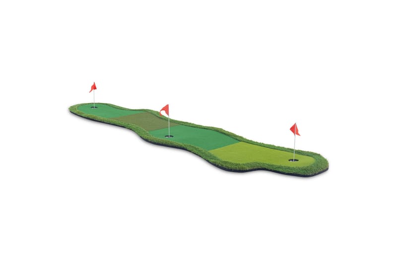 Golfmåtte Multi-speed | Puttingmåtte med forskellig græshøjde 4x1 m Grøn - Lyfco - Sport & fritid - Leg & sport - Sportredskaber & sportsudstyr