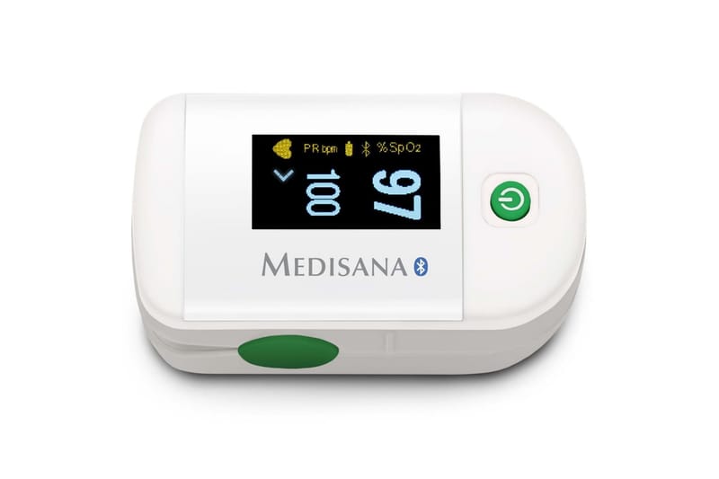 Medisana pulsoximeter PM 100 Connect hvid - Hvid - Tilbehør sportsudstyr