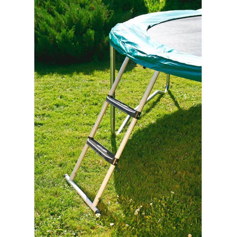 Trampolinstige HOME4YOU 98x52 cm - Grå - Sport & fritid - Leg & sport - Legeredskaber & udendørsleg