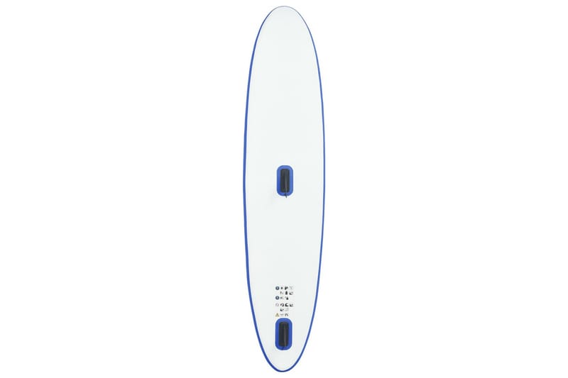 Oppusteligt Paddleboard Med Sejlsæt Blå Og Hvid - Blå - Sport & fritid - Leg & sport - Vandsport & vandleg