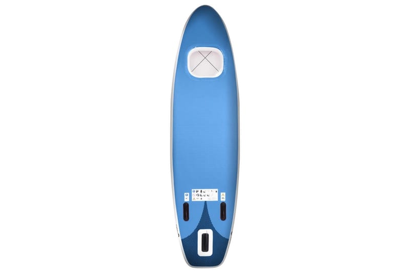 oppusteligt paddleboardsæt 300x76x10 cm havblå - Blå - Vandsport & vandleg