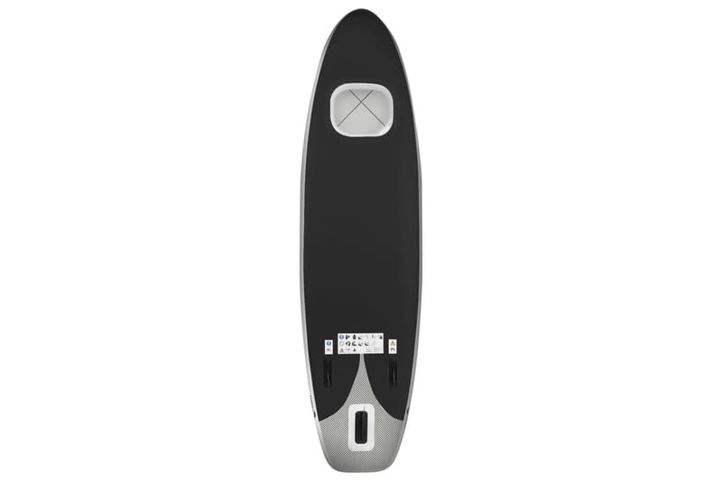 oppusteligt paddleboardsæt 300x76x10 cm sort - Sort - Vandsport & vandleg