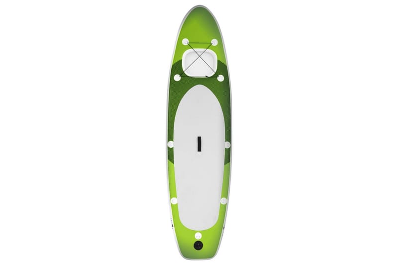 oppusteligt paddleboardsæt 300x76x10 cm gr�øn - Grøn - Vandsport & vandleg