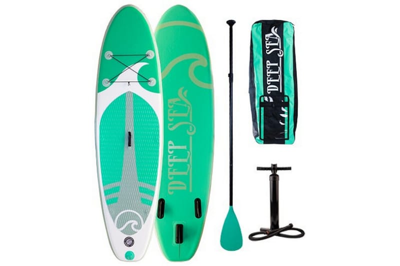 Deep Sea Standard SUP Boardsæt 275 cm - Grøn - SUP & paddleboard
