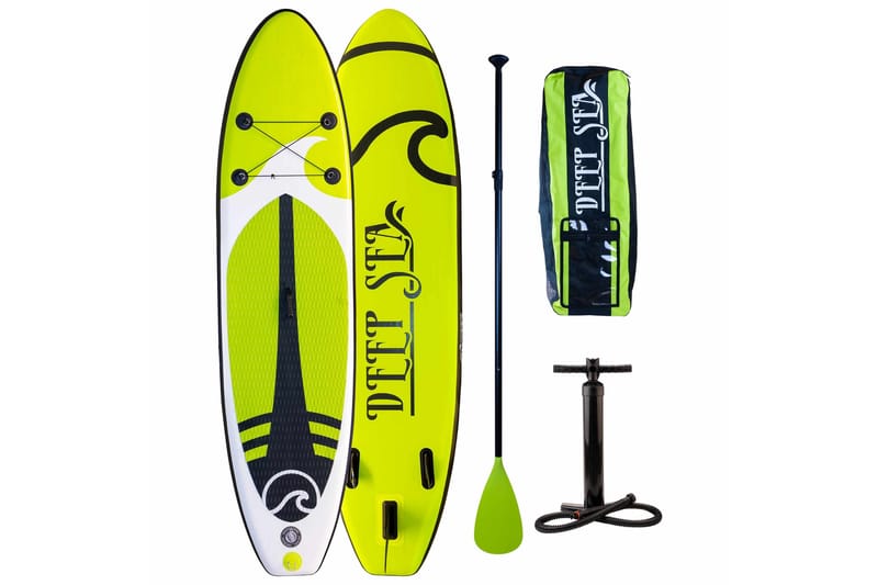 Deep Sea Pro SUP Boardsæt 300 cm - Grøn - SUP & paddleboard