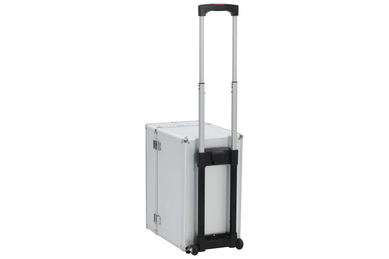 kuffert 47 x 39 x 27 cm sølvfarvet aluminium - Sport & fritid - Rejsetilbehør