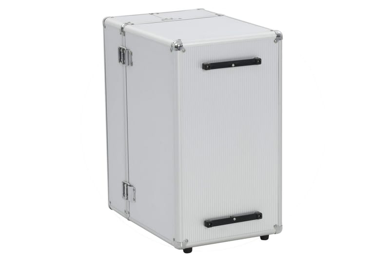 kuffert 47 x 39 x 27 cm sølvfarvet aluminium - Sport & fritid - Rejsetilbehør