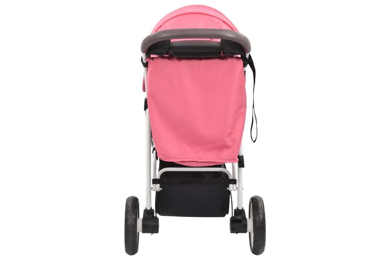 klapvogn med 3 hjul pink og sort - Lyserød - Sport & fritid - Til børn - Barnevogn