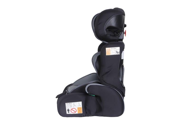 Kikid Autostol Basic R129 76-105 cm - Grå - Sport & fritid - Til børn - Bilstole & autostole