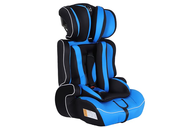 Kikid Autostol Basic R129 76-105 cm - Sort/Blå - Sport & fritid - Til børn - Bilstole & autostole