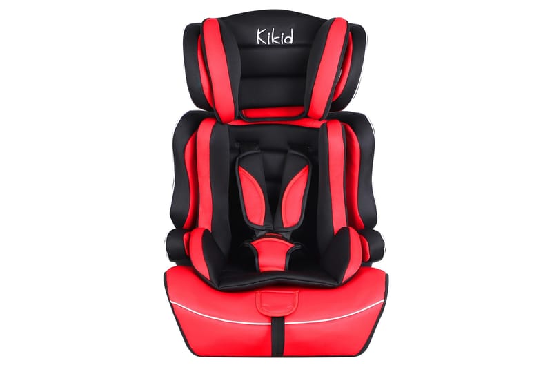Kikid Autostol Basic R129 76-105 cm - Sort/Orange - Sport & fritid - Til børn - Bilstole & autostole