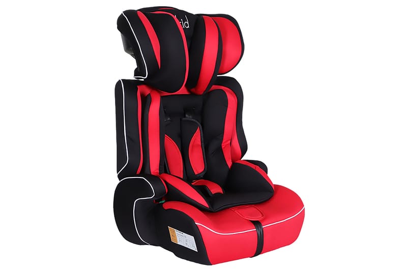 Kikid Autostol Basic R129 76-105 cm - Sort/Orange - Sport & fritid - Til børn - Bilstole & autostole